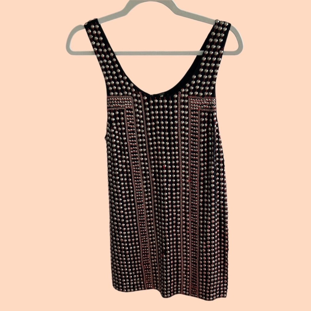 Free People Embellished Flapper Tank Dress, Sequins, Beads